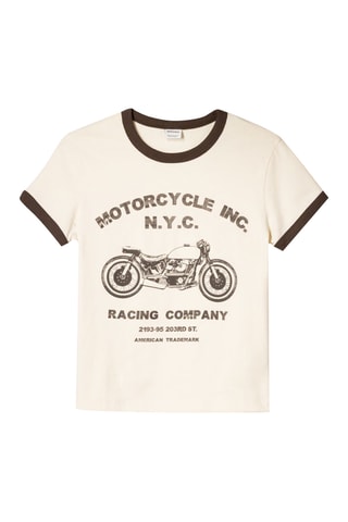 Camiseta - Beige