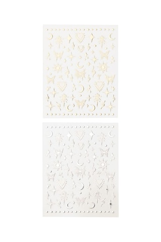 Stickers para uñas - Blanco
