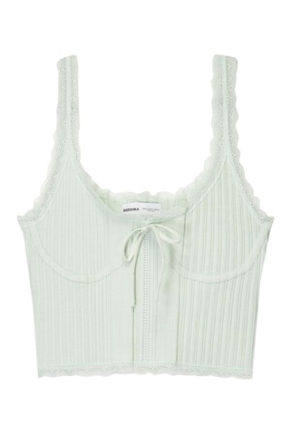 Crop top - Verde agua
