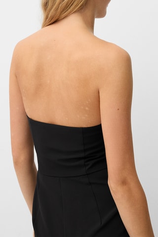 Mono bustier - Negro
