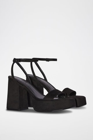 Sandalias de tacón - Negro