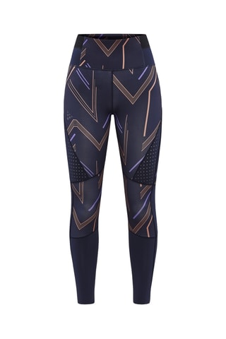 Leggings de entrenamiento de tiro alto Pro Hit Blocked - Azul