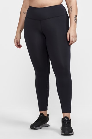 Leggings capri de entrenamiento de tiro alto Adv Essence Plus - Negro