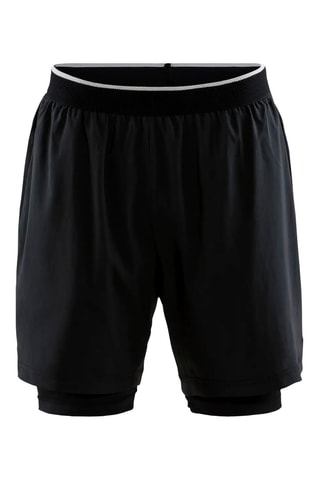 Short de entrenamiento 2 en 1 Charge - Negro