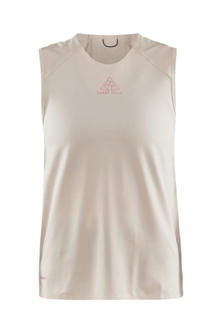 Camiseta de tirantes de running Pro Trail - Crudo