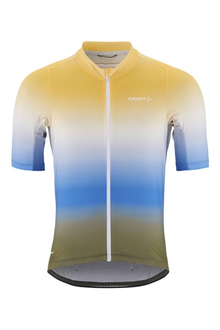 Camiseta de ciclismo con estampado dip-dye ADV Endur - Caqui