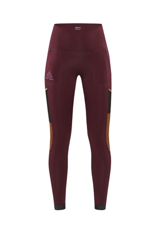Leggings de running de tiro alto Pro Trail - Burdeos