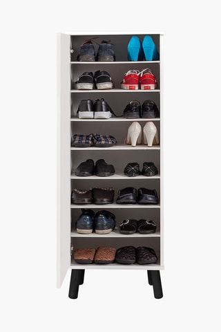 Meuble à chaussures 1 porte - 50 x 135 x 38 cm