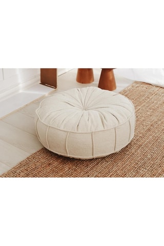 Coussin Vintage Teddy - Blanc