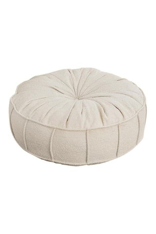 Coussin Vintage Teddy - Blanc