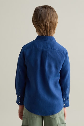 Camisa de lino - Azul