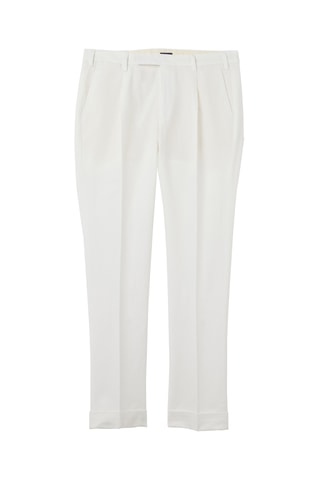 Pantalón chino de lino - Blanco