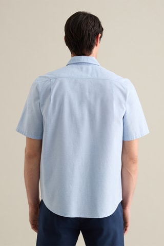 Camisa de lino - Celeste