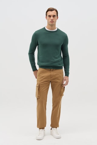 Pantalón cargo - Marrón