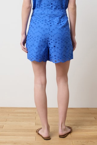 Short de tiro alto - Azul