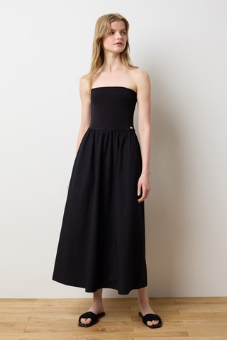 Vestido bustier - Negro