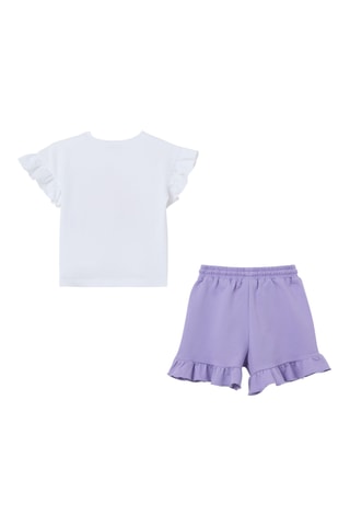 Camiseta Ariel La sirenita Disney y short - Violeta