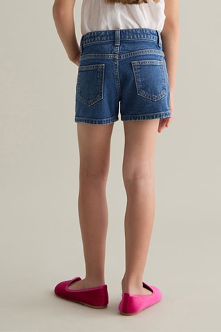 Short vaquero - Azul