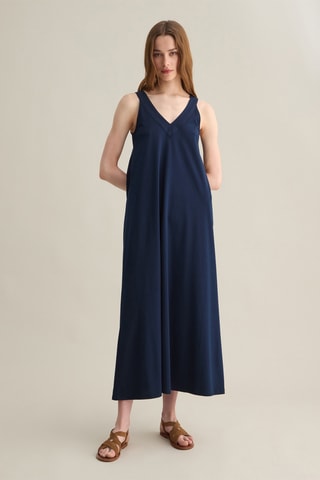 Vestido midi - Azul