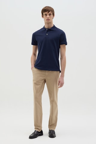 Polo slim fit - Azul