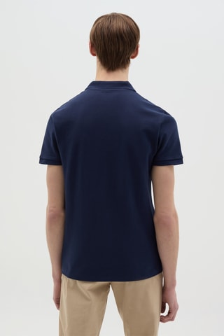 Polo slim fit - Azul