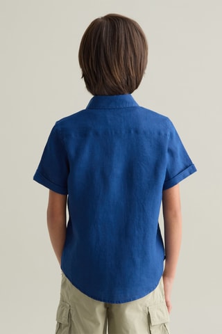 Camisa de lino - Azul