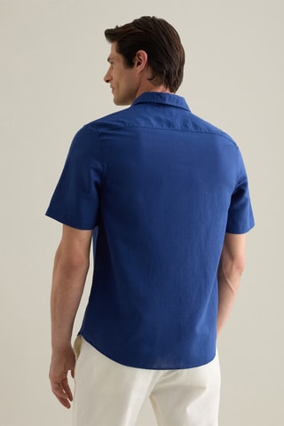 Camisa de lino - Azul