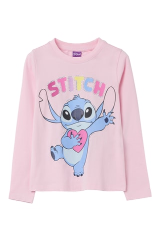 Camiseta Stitch Lilo y Stitch Disney - Rosa