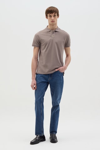 Polo slim fit - Gris