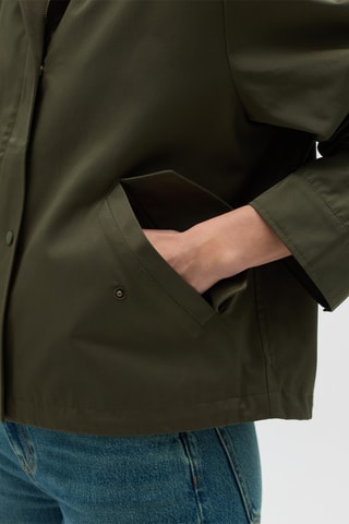Chaqueta con capucha - Marrón