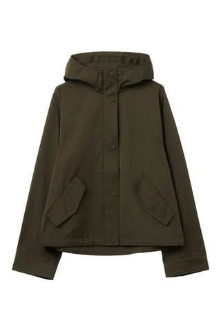 Chaqueta con capucha - Marrón