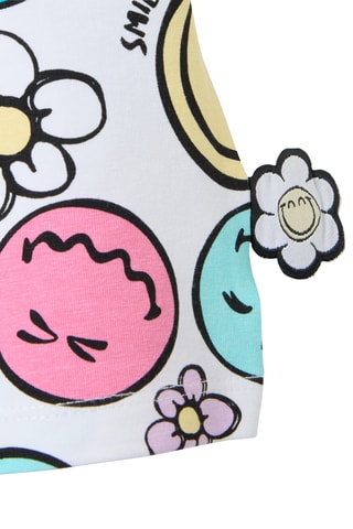 Camiseta Smiley World - Blanco