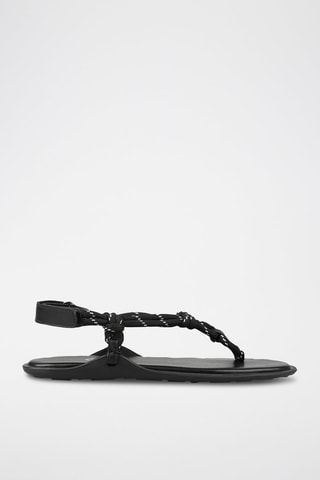 Sandalias de piel - Negro