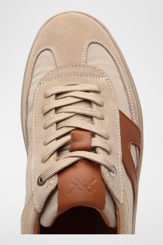 Zapatillas de piel - Beige