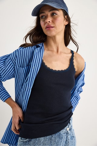 Camiseta de tirantes - Azul marino