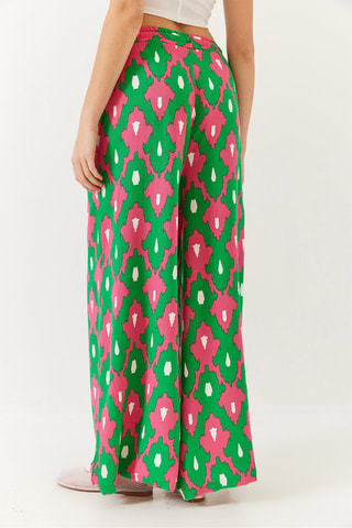 Pantalón palazzo - Verde