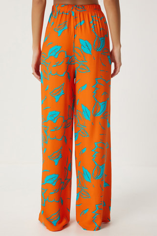 Pantalón palazzo - Naranja