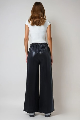Pantalón wide leg - Negro
