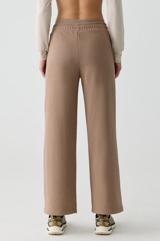 Pantalón wide leg - Topo