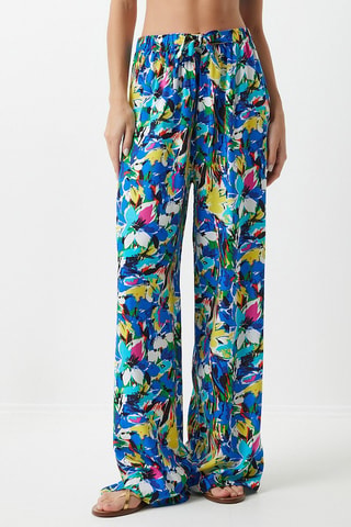 Pantalón palazzo - Amarillo
