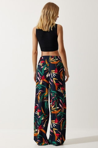 Pantalón palazzo - Azul marino