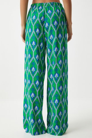 Pantalón palazzo - Verde claro