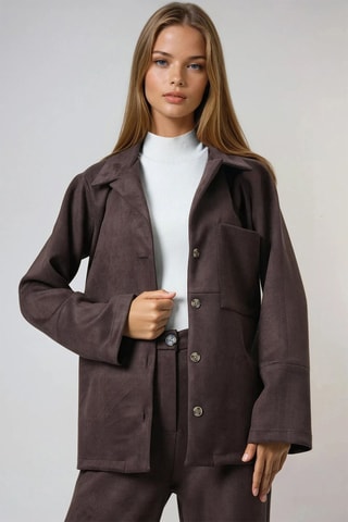 Chaqueta - Marrón oscuro