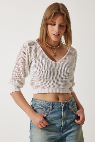 Crop top - Blanco