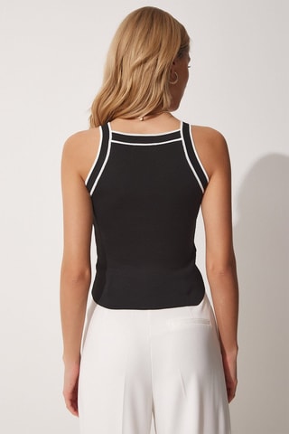 Top slim fit - Negro