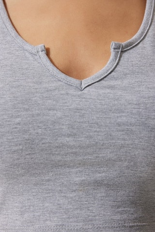 Crop top - Gris