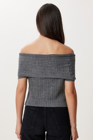 Top - Gris oscuro