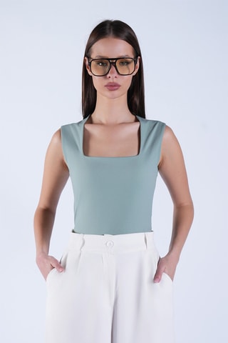 Top - Verde agua