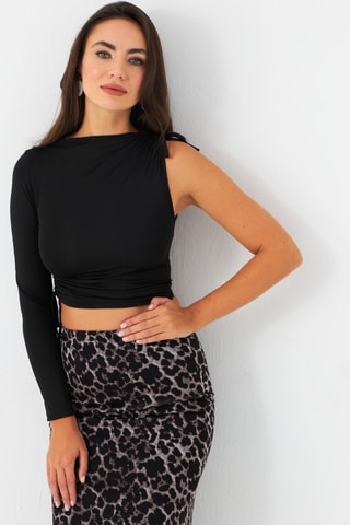 Crop top - Negro