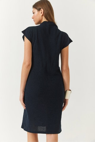 Vestido recto - Azul marino
